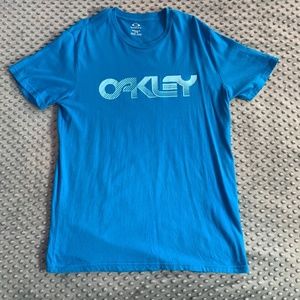 Oakley Men's Graphic Short Sleeve Graphic T-Shirt - Blue - Large